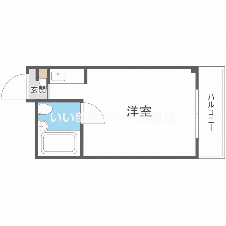 グランドハイツ東小橋の間取り写真
