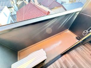 バルコニー　バルコニーに洗濯機を設置可能です♪