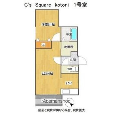 C’s Square kotoniの間取り写真