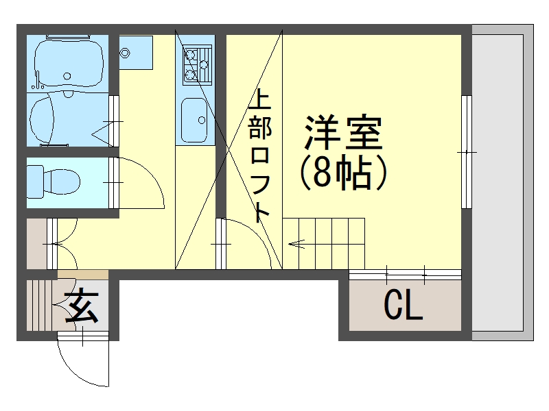 フェリオ野添の間取り