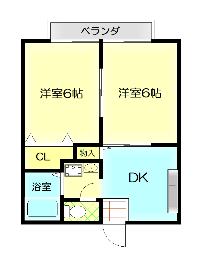 パークハイツ西山の間取り