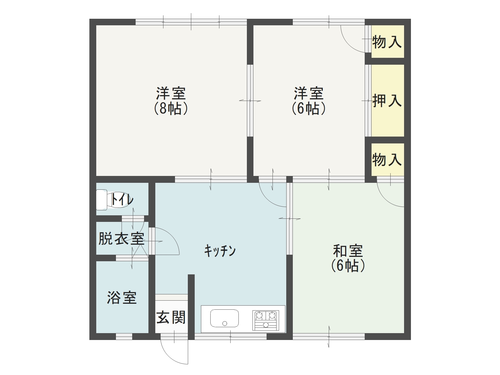 ドリームハイツの間取り