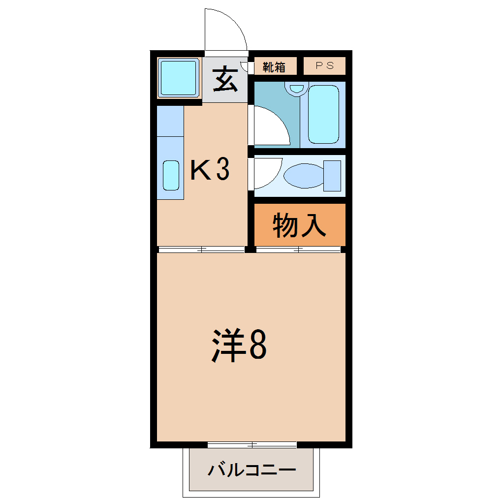 ヴィラネルIの間取り