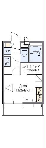 レオパレスやもとの間取り