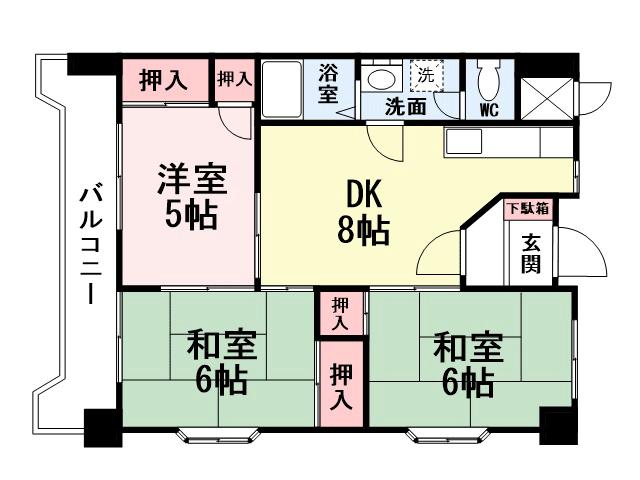 コーポ森川の間取り