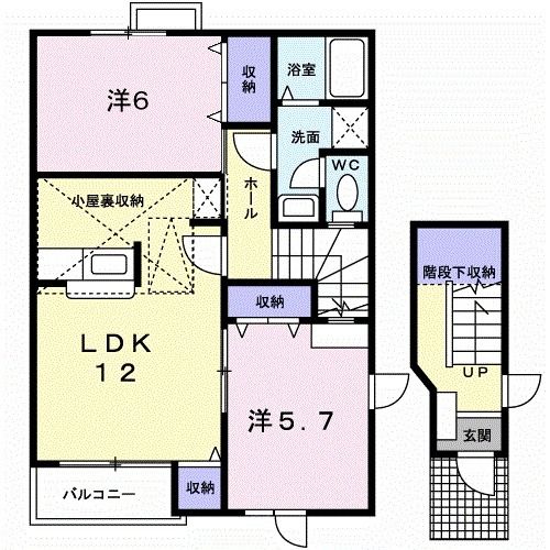 ビップハイツ　Ｍ－Iの間取り