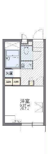 レオパレスＮＡＧＡＫＵＲＡIIの間取り