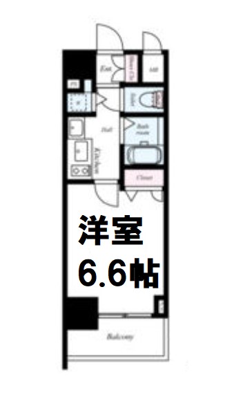 プレサンス本町プライムの間取り