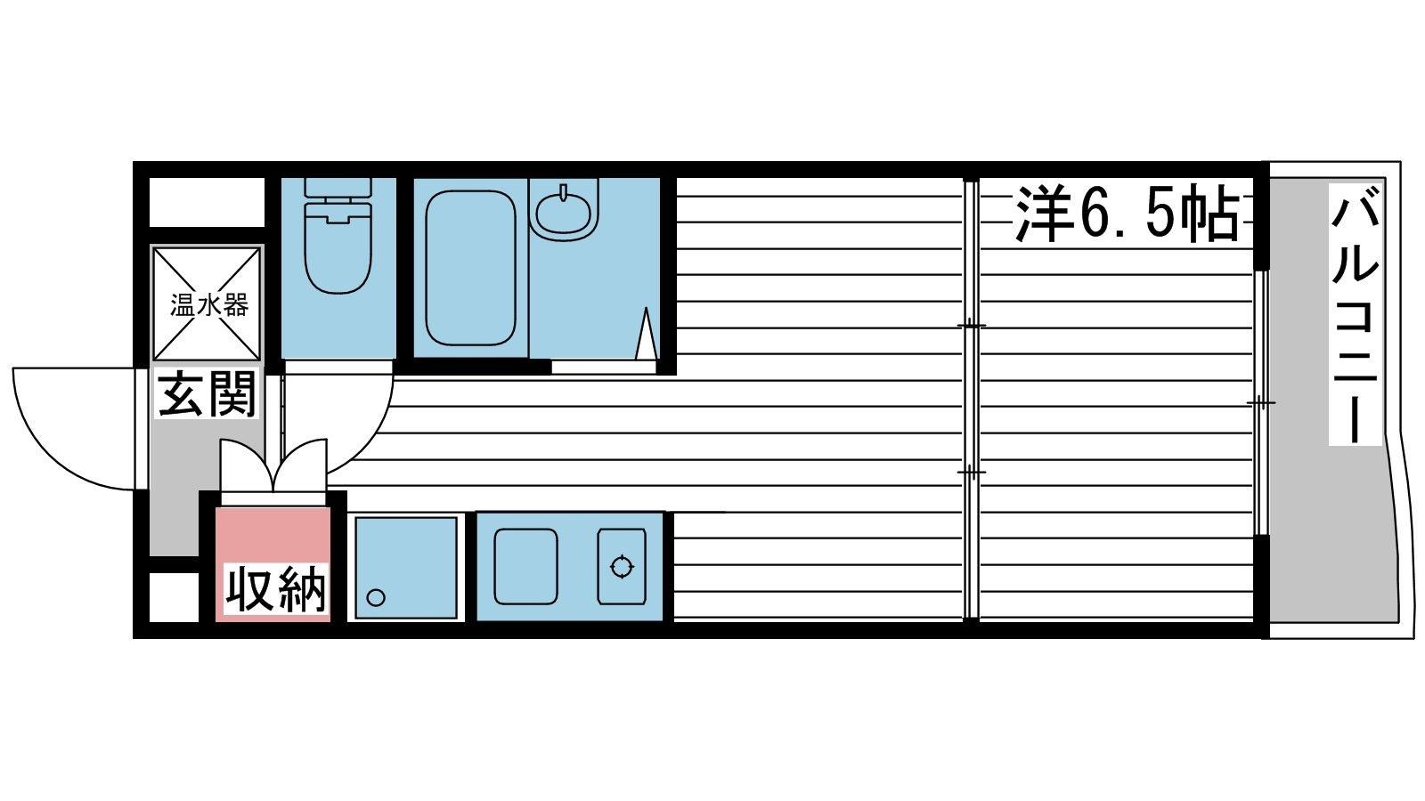 プリモローザMの間取り