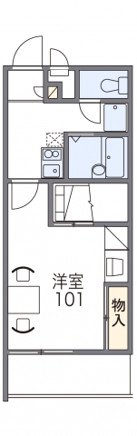 レオパレスアーバンパレスIIの間取り