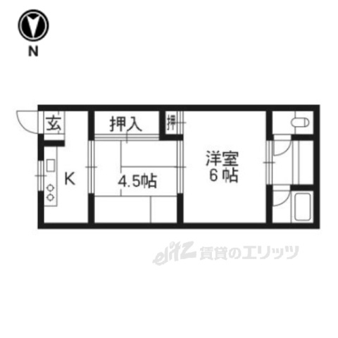 南郷マンション西棟の間取り