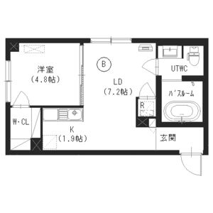 Ｄ×Ａｐａｒｔｍｅｎｔ　Ｎ３Ｅ６の間取り