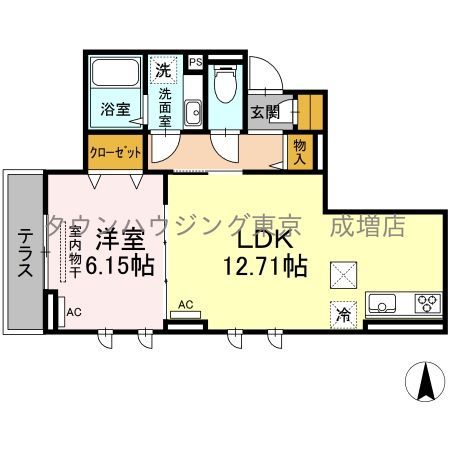 東京都板橋区西台３（アパート）の賃貸物件の間取り