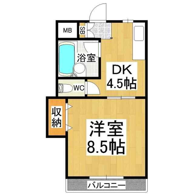 アビタシオン・ハラの間取り