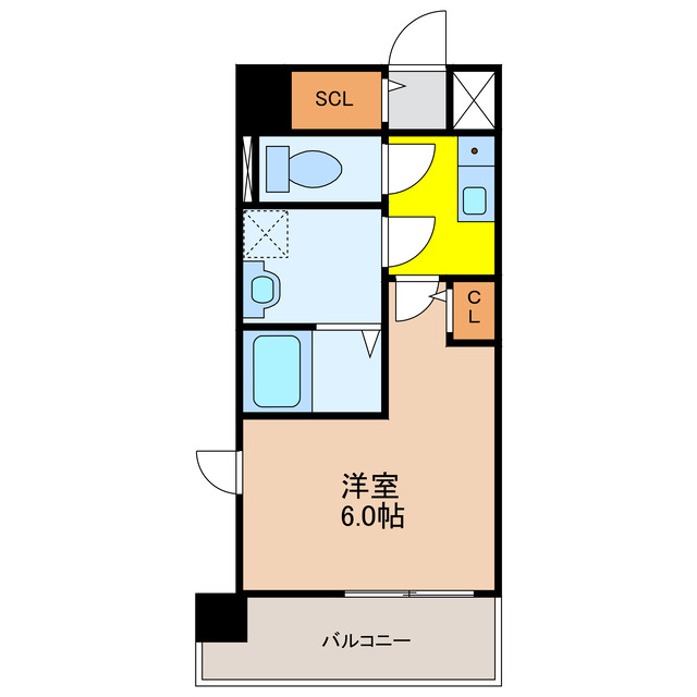 諫早市東本町のマンションの間取り