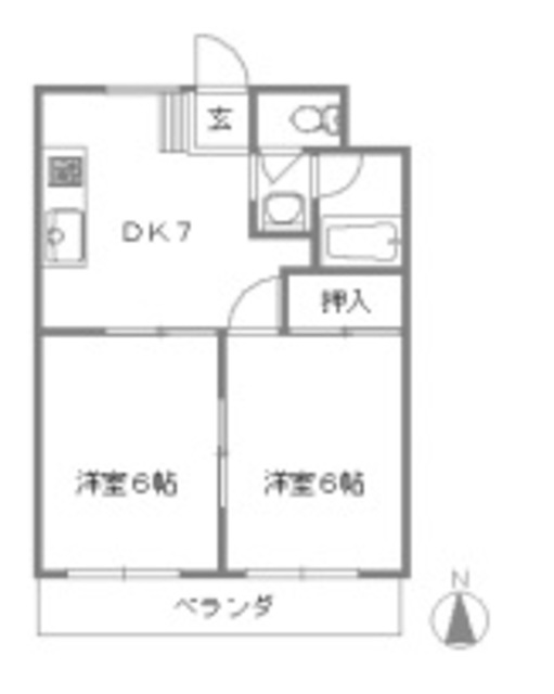 東洋プラザ野江内代の間取り