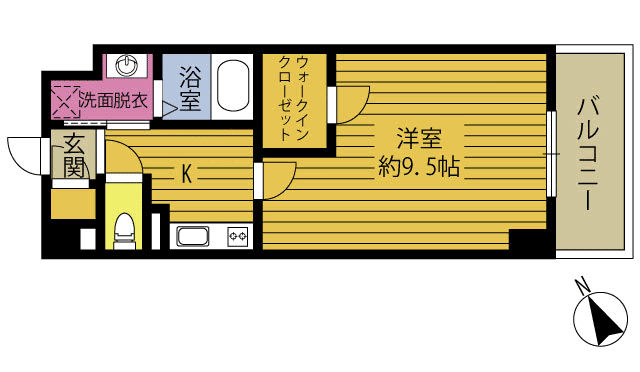 Ｓ－ＦＯＲＴ大分寿町の間取り