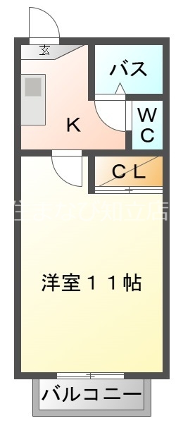 パレス古橋IIの間取り