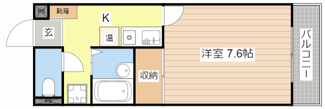 高島市新旭町深溝のマンションの間取り