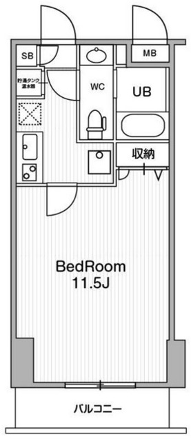 アーバンフラッツ池袋プレミアムの間取り