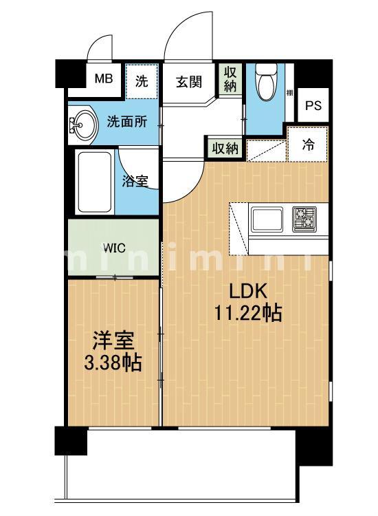 熊本市西区春日のマンションの間取り