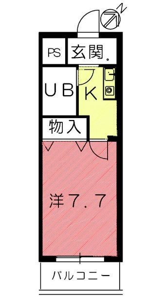 メイプル東名坂弐番館の間取り