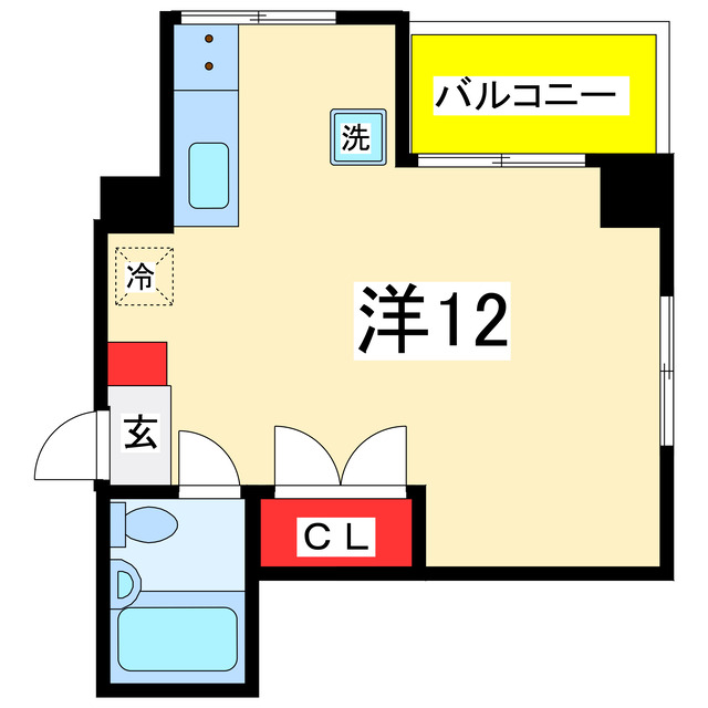 信興ハイツ旭町の間取り