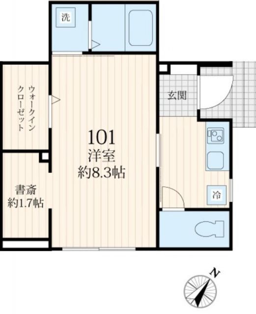 【南初富6丁目マンションの間取り】