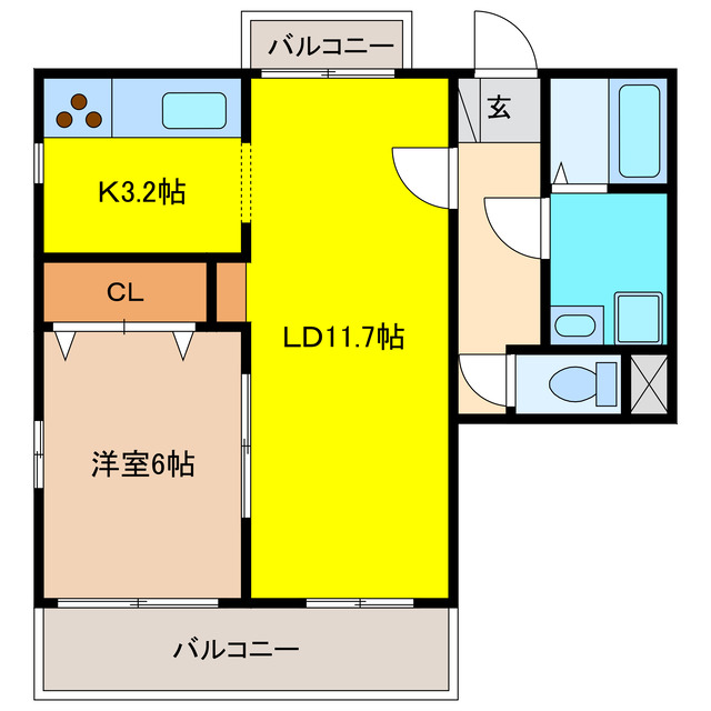 第二大幸堂マンションの間取り