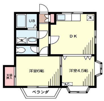 アパルタメントセドロの間取り