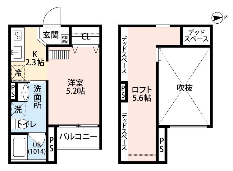 Casa AZUL 塚口の間取り