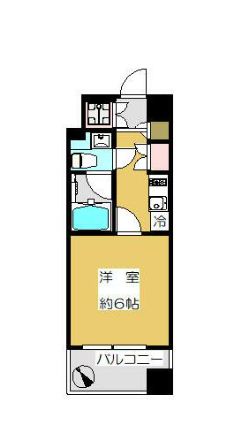 【港区赤坂のマンションの間取り】