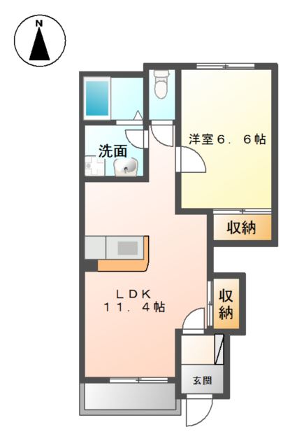 フローラルコートの間取り