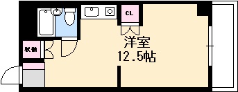 広島市西区古江東町のマンションの間取り