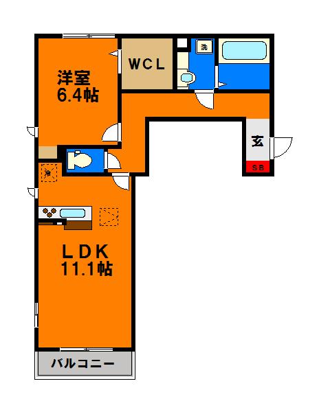 ベルカーサの間取り