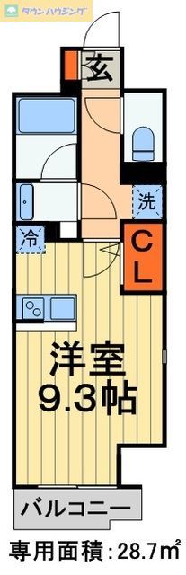 ロイジェントパークス千葉中央の間取り