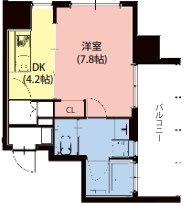 名古屋市中川区八田町のマンションの間取り