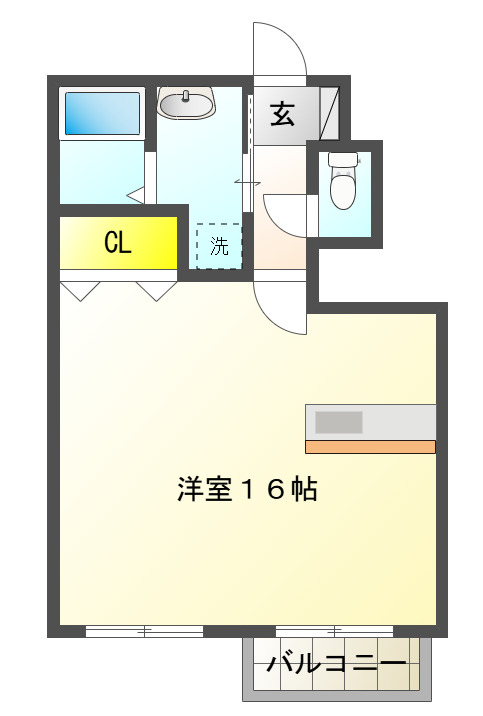 津市久居北口町のアパートの間取り