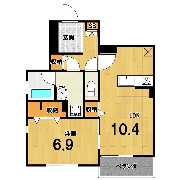 仮称)山ノ内宮前町PJの間取り