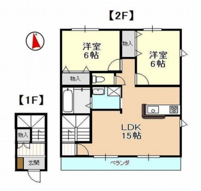 ベルメゾンの間取り