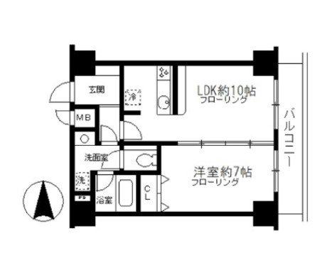 江東区千石のマンションの間取り