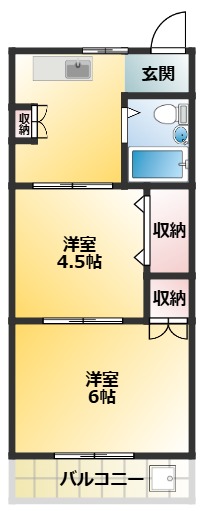 豊栄マンション(ホウエイ)の間取り