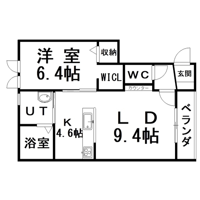 仮）新釧路町５－１８新築ＡＰの間取り