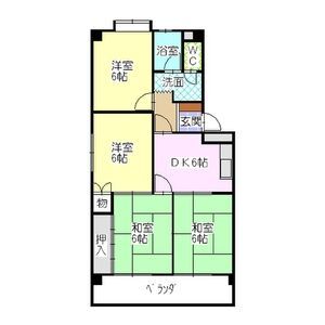 レジデンスカニエの間取り