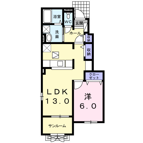 花巻市石鳥谷町八幡第4地割築12年の間取り