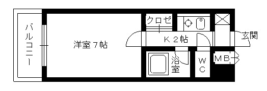 リファレンス東公園IIの間取り