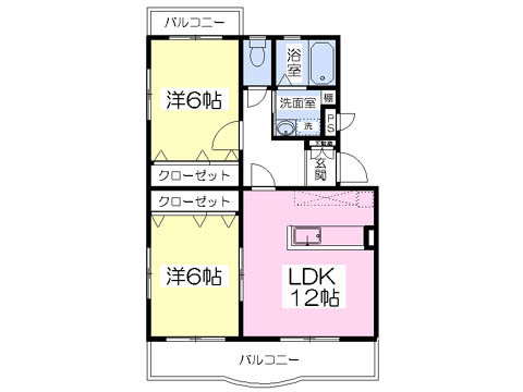 レジェン柴崎二番館の間取り