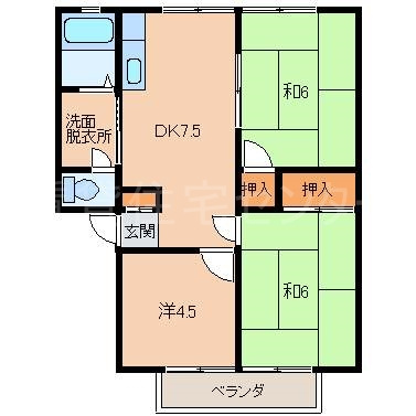 グリーンヒル九度山Iの間取り