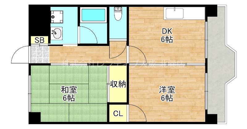 ファミーユ勝山の間取り