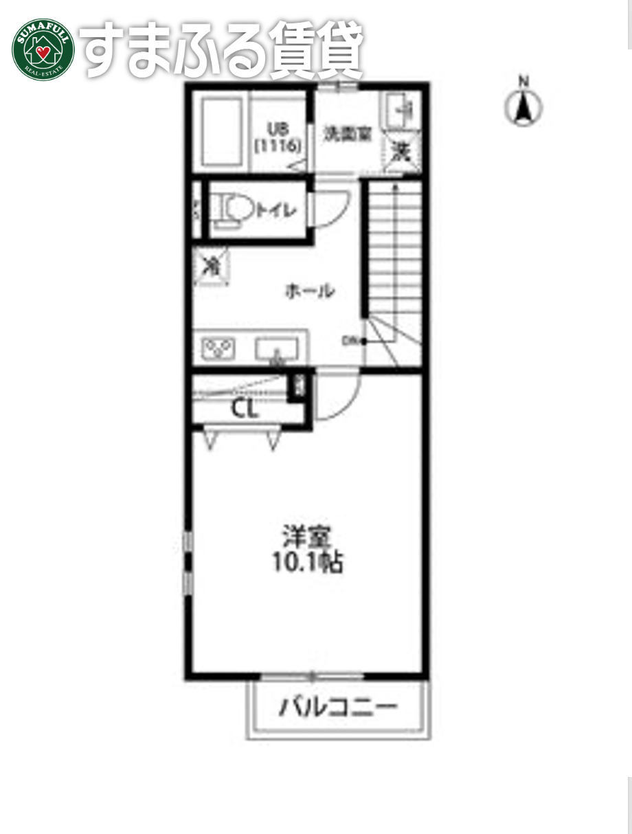 クレール　DAYBYDAYの間取り